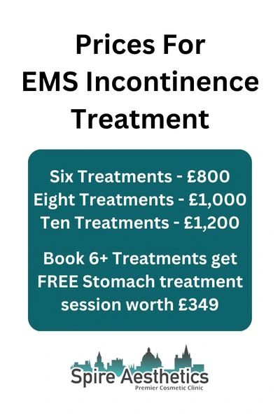 EMS Incontinence Treatment Prices Portland Bill